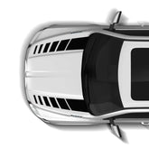 Hash stripes hood decals graphics compatible with Dodge Ram